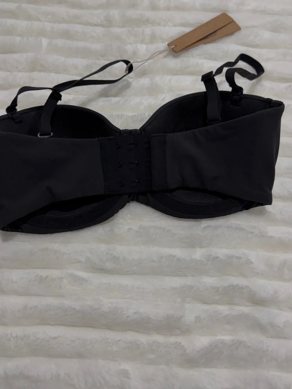 SKIMS Black fits everybody strapless Bra onxy 32d - Picture 2 of 4